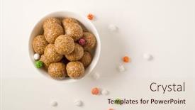  Presentation with makar - PPT theme with bowl-of-tilgul-a-sesame background and a lemonade colored foreground