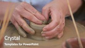  Presentation with harry potter - PPT layouts featuring bowl on a potters wheel background and a violet colored foreground