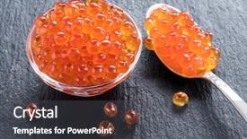  Presentation with graphite - Amazing PPT layouts having bowl on gray graphite backdrop and a dark gray colored foreground