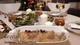  Presentation with food chicken - 