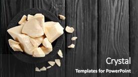  Presentation with cocoa - Amazing slide set having bowl with cocoa butter backdrop and a dark gray colored foreground