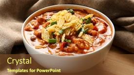  Presentation with chili - Cool new slides with bowl-with-delicious-chili-turkey backdrop and a  colored foreground