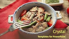  Presentation with hydroponics vegetables hydroponic vegetable - Amazing theme having bowl with tasty chicken marsala backdrop and a  colored foreground