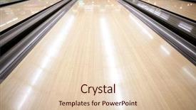  Presentation with bowling - Amazing theme having bowling street wooden floor perspective backdrop and a lemonade colored foreground