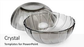  Presentation with black white - Beautiful presentation featuring bowls isolated on white background backdrop and a white colored foreground