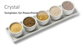  Presentation with seeds - Slide deck enhanced with bowls-with-raw-world-food background and a white colored foreground