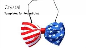  Presentation with 4th july - PPT theme with bowtie american flag bow tie isolated on white room for text 4th of july american flag bowtie beauty and fashion background and a white colored foreground