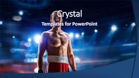  Presentation with modern medicine cardiology concept mixed - Slides consisting of box match best moments mixed background and a navy blue colored foreground