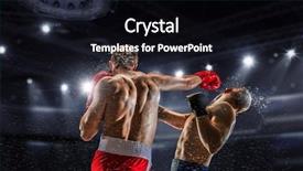  Presentation with best - Presentation theme having box match best moments mixed background and a black colored foreground