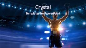  Presentation with best - Colorful theme enhanced with box match best moments mixed backdrop and a navy blue colored foreground