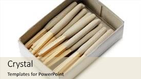  Presentation with burden of proof legal law - Cool new PPT theme with box of storm proof matches backdrop and a lemonade colored foreground