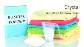  Presentation with powder - Amazing presentation having detergent powders - box of washing powder backdrop and a cream colored foreground