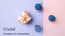  Presentation with fight two boxer boxing - Colorful slides enhanced with box over two color plain backdrop and a sky blue colored foreground