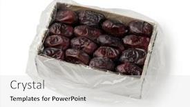  Presentation with box - Colorful PPT layouts enhanced with box-packed-with-iranian-mazafati backdrop and a light gray colored foreground