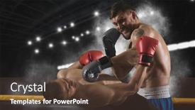  Presentation with smoke - Presentation enhanced with box-professional-match-on-dark background and a tawny brown colored foreground