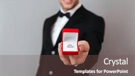  Presentation with wedding ring - PPT layouts featuring box with a wedding ring background and a  colored foreground