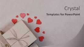  Presentation with craft - Theme with box-with-gifts-wrapped background and a light gray colored foreground