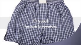 Presentation with boxer - PPT theme having boxer shorts background and a gray colored foreground