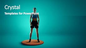  Presentation with boxer - Colorful PPT layouts enhanced with boxer won first place mixed backdrop and a  colored foreground