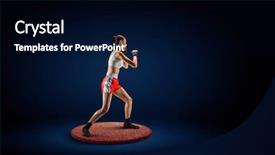  Presentation with boxer - Slides enhanced with boxer won first place mixed background and a  colored foreground