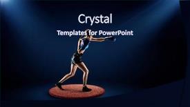  Presentation with boxer - Cool new theme with boxer won first place mixed backdrop and a  colored foreground