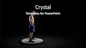  Presentation with boxer - PPT layouts enhanced with boxer won first place mixed background and a black colored foreground