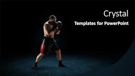  Presentation with boxer - Cool new slides with boxer-won-first-place-mixed backdrop and a black colored foreground