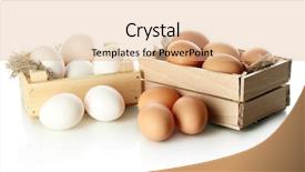  Presentation with boxes - Audience pleasing slide deck consisting of boxes isolated on white backdrop and a coral colored foreground