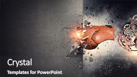  Presentation with boxing - Amazing theme having boxing glove surprise mixed media backdrop and a dark gray colored foreground