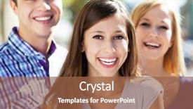  Presentation with young people in the club - Beautiful presentation featuring boy girl friendship - happy young people backdrop and a tawny brown colored foreground