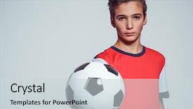  Presentation with teen mom cap and gown holding a baby - Amazing presentation having boy in sportswear holding soccer backdrop and a lemonade colored foreground