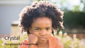  Presentation with sad - Amazing presentation having boy is feeling sad outside backdrop and a coral colored foreground