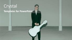  Presentation with case - PPT layouts consisting of boy-is-standing background and a  colored foreground