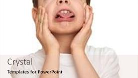  Presentation with faces - Amazing presentation having boy-make-faces-teenager-fun backdrop and a lemonade colored foreground