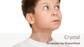  Presentation with faces - PPT layouts with boy-make-faces-teenager-fun background and a lemonade colored foreground