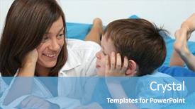  Presentation with old book - Audience pleasing presentation consisting of boy reading book - good night backdrop and a  colored foreground