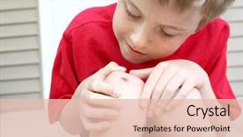  Presentation with knee - Beautiful PPT layouts featuring boy scraped knee backdrop and a lemonade colored foreground