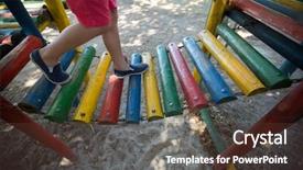  Presentation with jungle - Amazing slides having boy walking on jungle gym backdrop and a  colored foreground