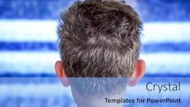  Presentation with television watching - Amazing slide set having boy-watching-television-with-noise backdrop and a light blue colored foreground