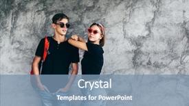  Presentation with wall street - Audience pleasing PPT theme consisting of boy wearing blank black backdrop and a seafoam green colored foreground