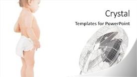  Presentation with childhood - Presentation design consisting of graduation - top view of open notebook background and a  colored foreground.