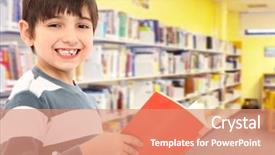  Presentation with old book - PPT theme consisting of cute kitten background and a coral colored foreground