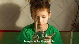  Presentation with chicken pox - Amazing PPT theme having boy-with-chicken-pox-grow backdrop and a forest green colored foreground