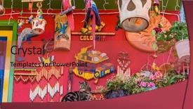  Presentation with villa - Audience pleasing theme consisting of boyaca in colombia south america backdrop and a red colored foreground