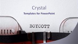  Presentation with cyber sex word written - Beautiful PPT layouts featuring boycott-word-written backdrop and a sky blue colored foreground