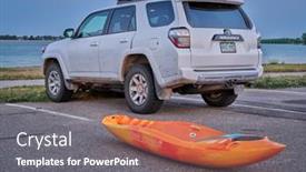  Presentation with suv - PPT layouts featuring boyd-lake-state-park-co background and a gray colored foreground