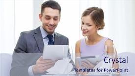  Presentation with restaurant menu - Beautiful slide set featuring boyfriends or husbands menu backdrop and a lemonade colored foreground