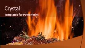  Presentation with grill - Amazing theme having braai party - tasty beef steaks backdrop and a tawny brown colored foreground