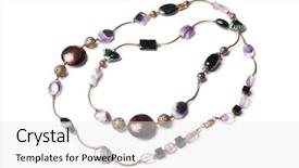  Presentation with gems - Cool new presentation with bracelet with color gems isolated on a white background backdrop and a white colored foreground