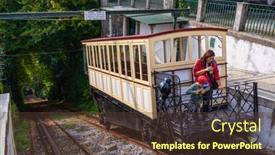  Presentation with gravity - PPT theme enhanced with braga-portugal-october-6-2017 background and a tawny brown colored foreground